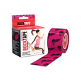 RockTape Kinesiology Tape 2" x 16.5" Pink Skull